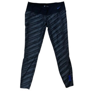 Nike New York Giants Leggings Size Extra Large (XL) Black Gray NFL Football